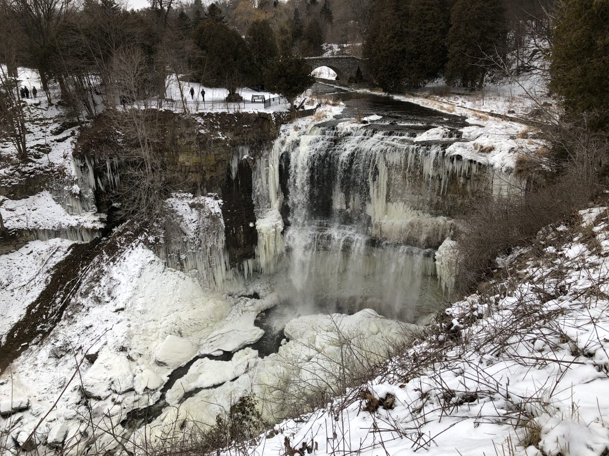 Webster Falls in Winter