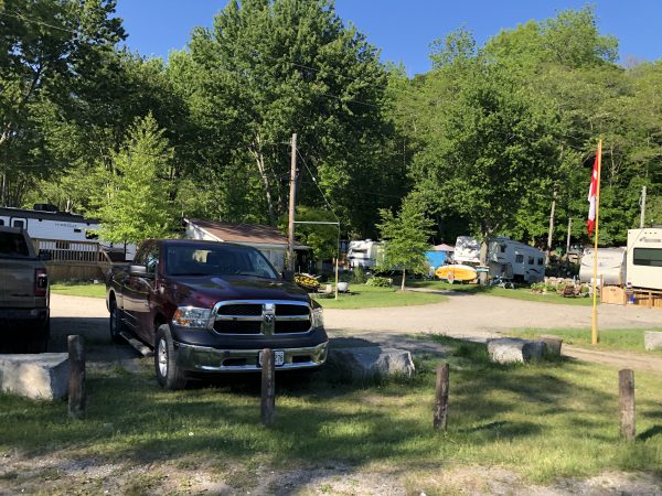 Bee Line Parks, Port Bruce, is a great place for camping near Port Stanley Beach