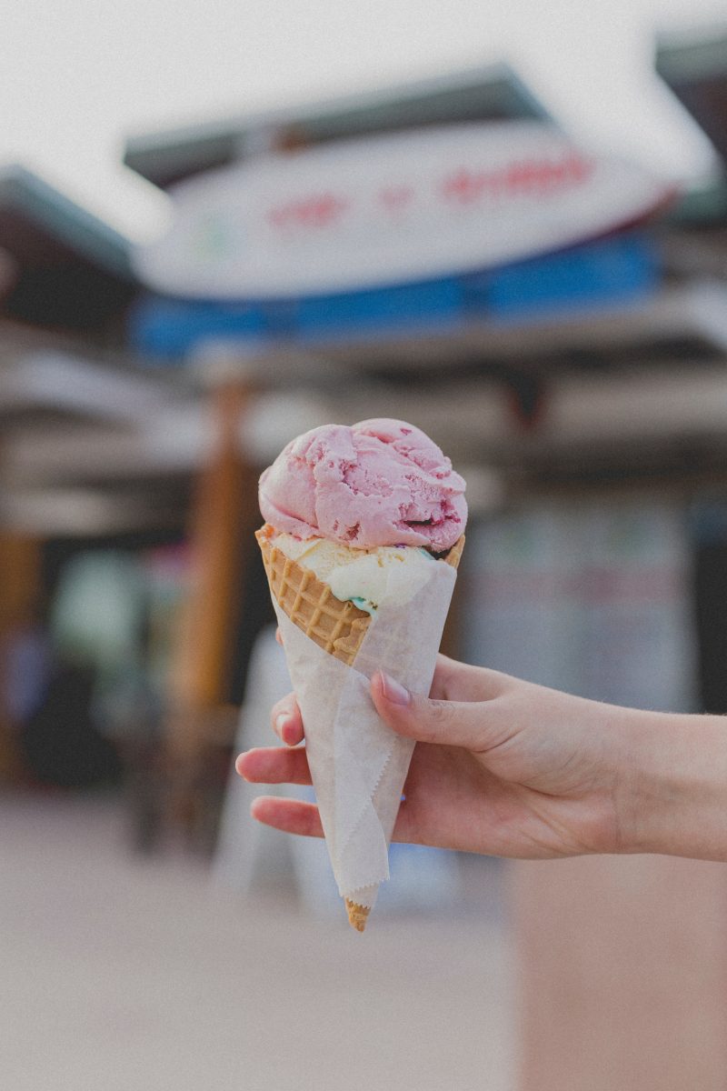 Ice cream at Port Stanley
