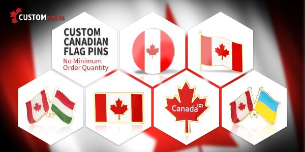 Custom Canadian Flag Pins from Custom Pins