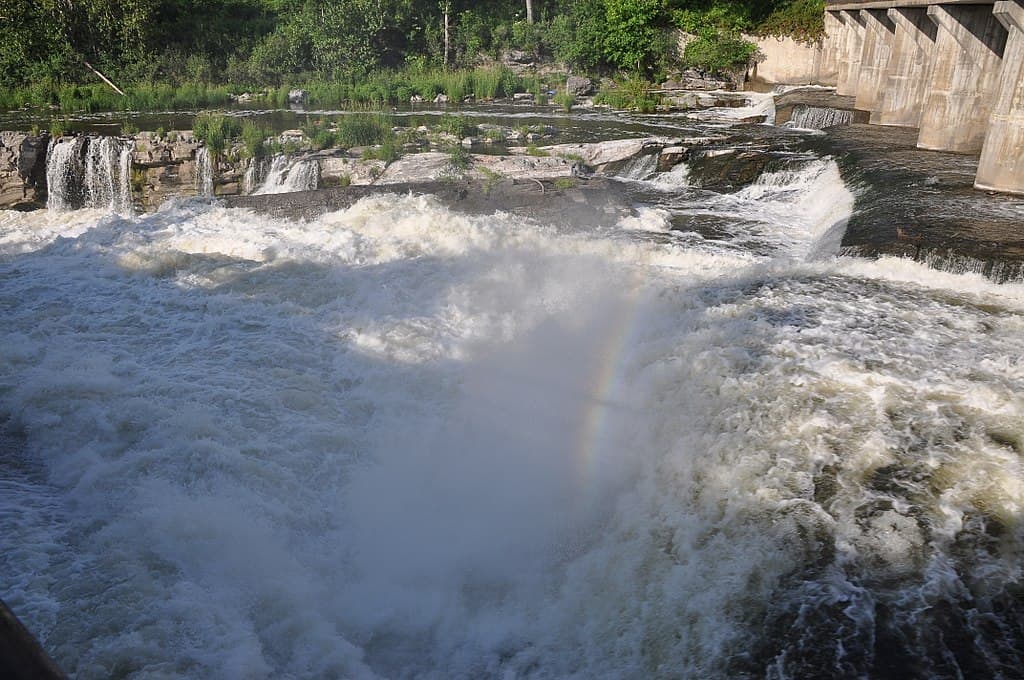 Hogsback Falls also known as Prince of Wales Falls in Ottawa